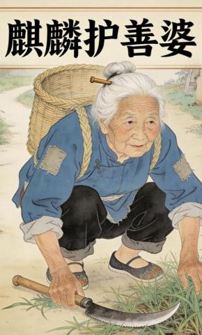 短剧《麒麟护善婆》海报