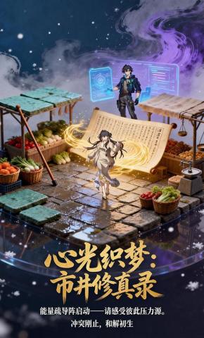 短剧《心光织梦：市井修真录》海报