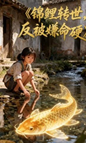 短剧《锦鲤转世，反被嫌命硬》海报