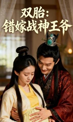 短剧《双胎：错嫁战神王爷》海报