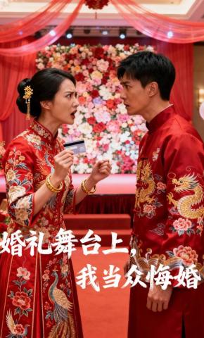 短剧《婚礼舞台上，我当众悔婚》海报