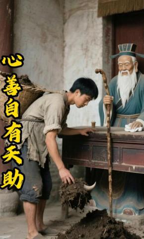 短剧《心善自有天助》海报