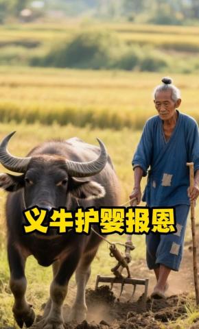 短剧《义牛护婴报恩》海报