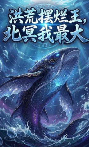 短剧《洪荒摆烂王，北冥我最大》海报