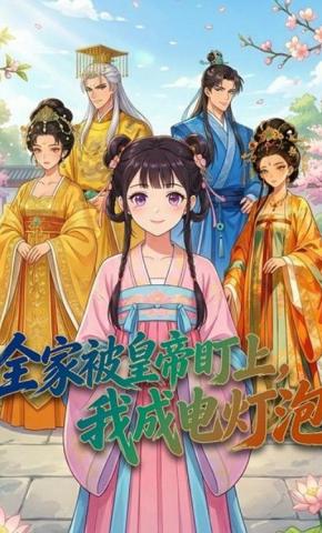 短剧《全家被皇帝盯上，我成电灯泡》海报