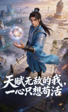 短剧《天赋无敌的我，一心只想苟活》海报