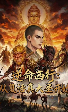 短剧《逆命西行：从复活真大圣开始》海报