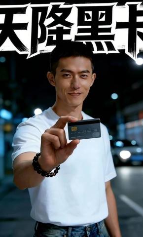 短剧《天降黑卡》海报