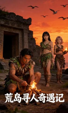 短剧《荒岛寻人奇遇记》海报
