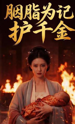 短剧《胭脂为记护千金》海报