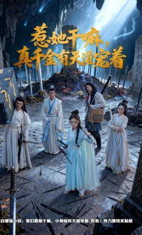 短剧《惹她干嘛，真千金有天道宠着》海报