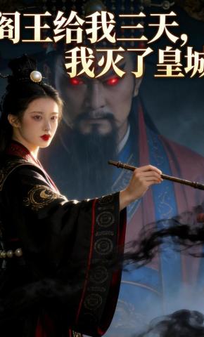 短剧《阎王给我三天，我灭了皇城》海报