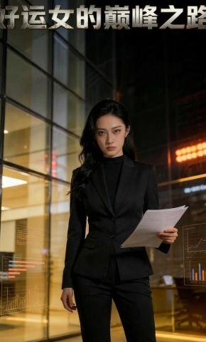 短剧《好运女的巅峰之路》海报