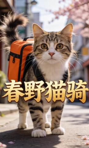短剧《春野猫骑》海报