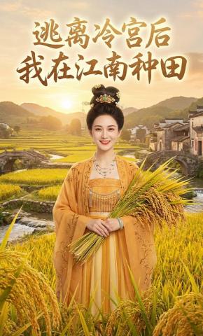 短剧《逃离江南后我在冷宫种田》海报