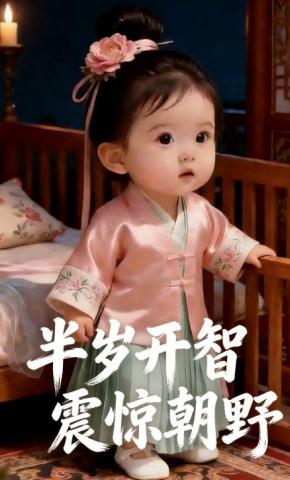 短剧《半岁开智震惊朝野》海报
