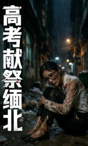 短剧《高考献祭缅北》海报