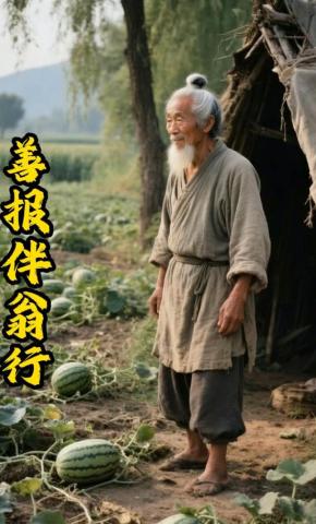 短剧《善报伴翁行》海报