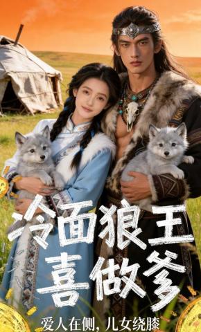 短剧《冷面狼王喜做爹》海报