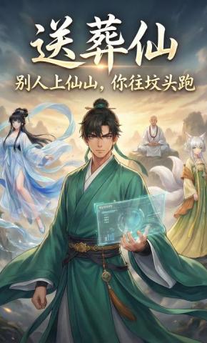 短剧《送葬仙，别人上仙山，你往坟头跑》海报