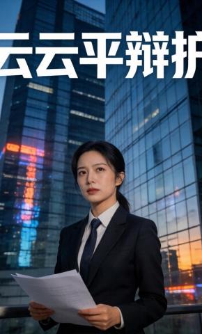 短剧《云云平辩护》海报