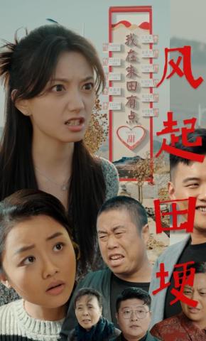 短剧《风起田埂》海报