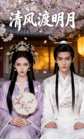短剧《清风渡明月》海报