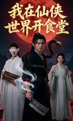 短剧《我在仙侠世界开食堂》海报