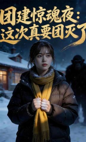 短剧《团建惊魂夜：这次真要团灭了》海报