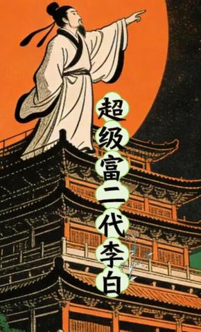 短剧《超级富二代李白》海报