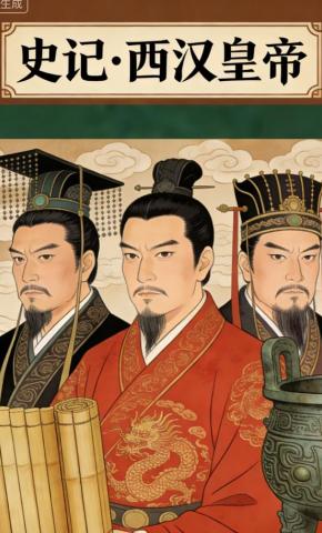 短剧《史记西汉皇帝》海报