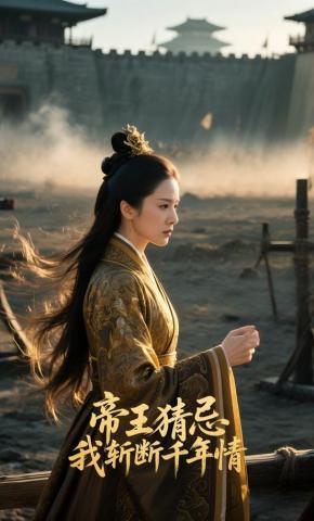 短剧《帝王猜忌，我斩断千年情》海报