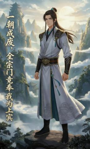 短剧《一朝成废，全宗门竟奉我为上宾》海报