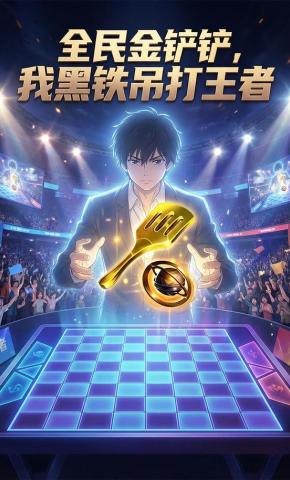 短剧《全民金铲铲，我黑铁吊打王者》海报