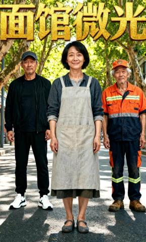 短剧《面馆微光》海报