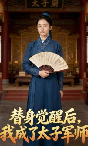 短剧《替身觉醒后，我成了太子军师》海报
