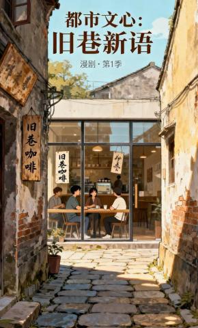短剧《都市文心：旧巷新语》海报