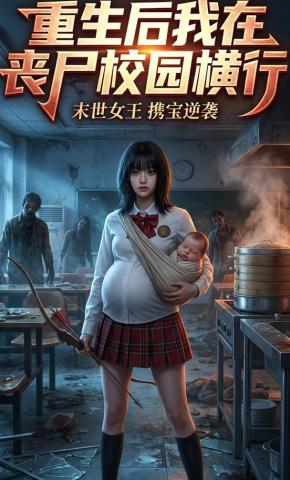 短剧《重生后我在丧尸校园横行》海报