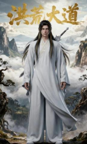 短剧《洪荒大道》海报