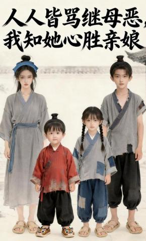 短剧《人人皆骂继母恶，我知她心胜亲娘》海报