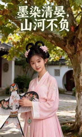 短剧《墨染清晏，山河不负》海报