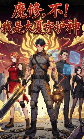 短剧《魔修，不！我是大夏守护神》海报