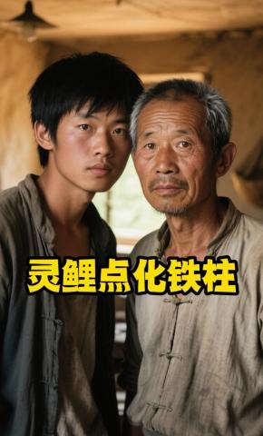 短剧《灵鲤点化铁柱》海报