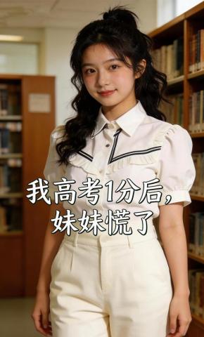 短剧《我高考1分后，妹妹慌了》海报