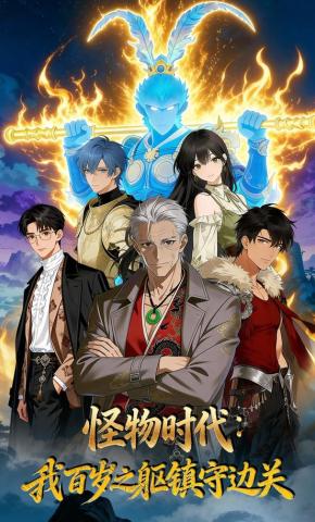 短剧《怪物时代：我百岁之躯镇守边关》海报