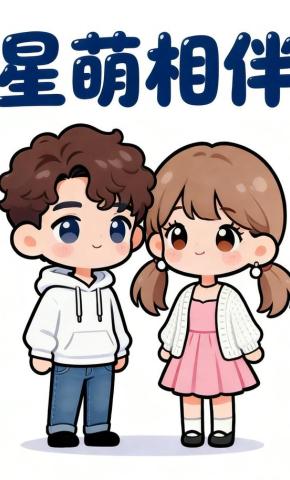 短剧《星萌相伴》海报