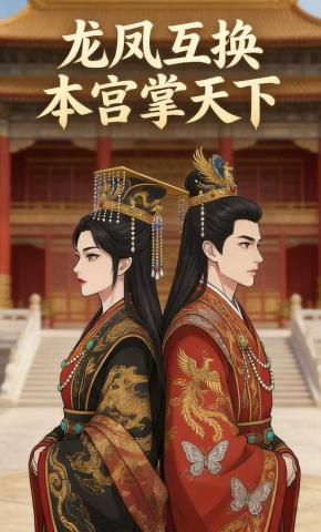 短剧《龙凤互换：本宫掌天下》海报