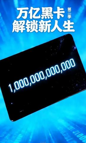 短剧《万亿黑卡，解锁新人生第二季》海报