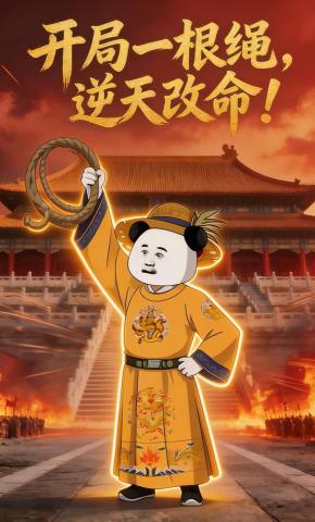 短剧《开局一根绳逆天改命》海报