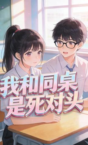 短剧《我和同桌是死对头》海报